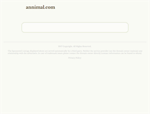 Tablet Screenshot of annimal.com